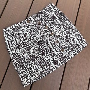 UO hippie mini skirt